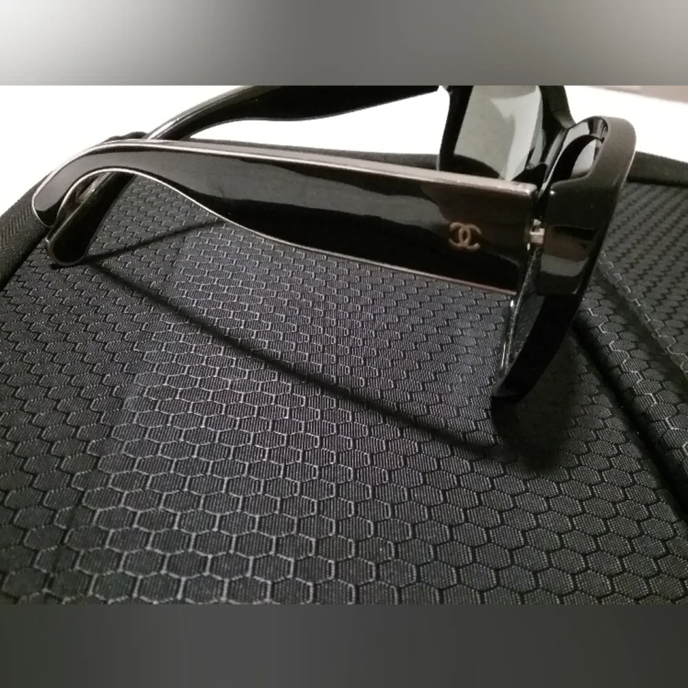 Authentic Chanel Black Sunglasses